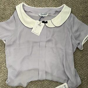 Harkel periwinkle blouse size 14